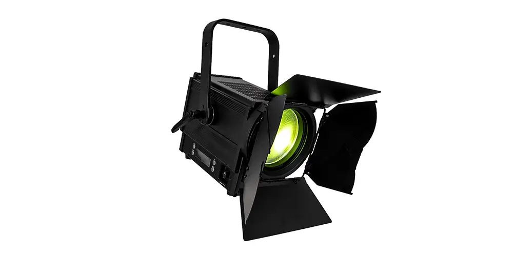 Spots with RGBL color mixing thanks to LIME LED, EUROLITE LED THA-120F MK2 theater spotlight