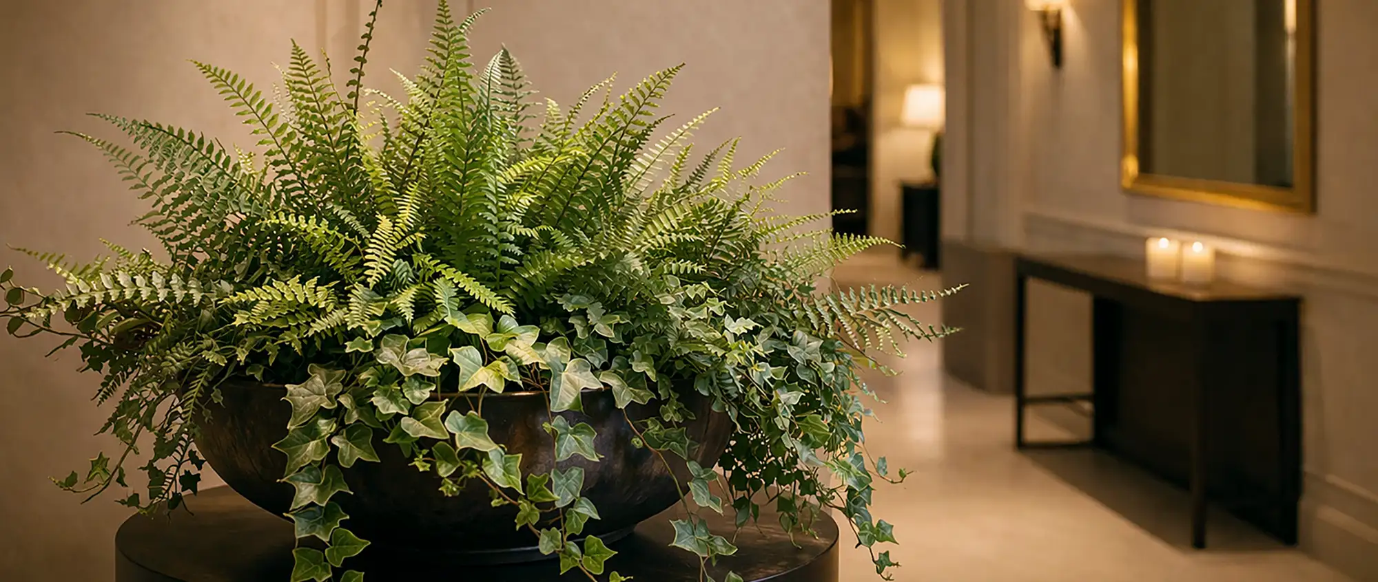 FIRESILX fire-retardant artificial plants