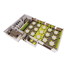 Intusonic application example large event room